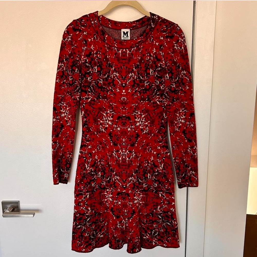 Missoni Red A-line Mini Dress